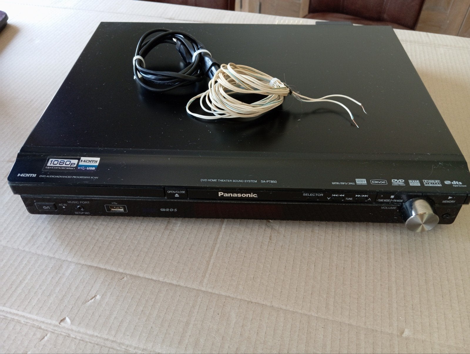 Dvd speler met Dolby surround systeem, Enlèvement, Panasonic