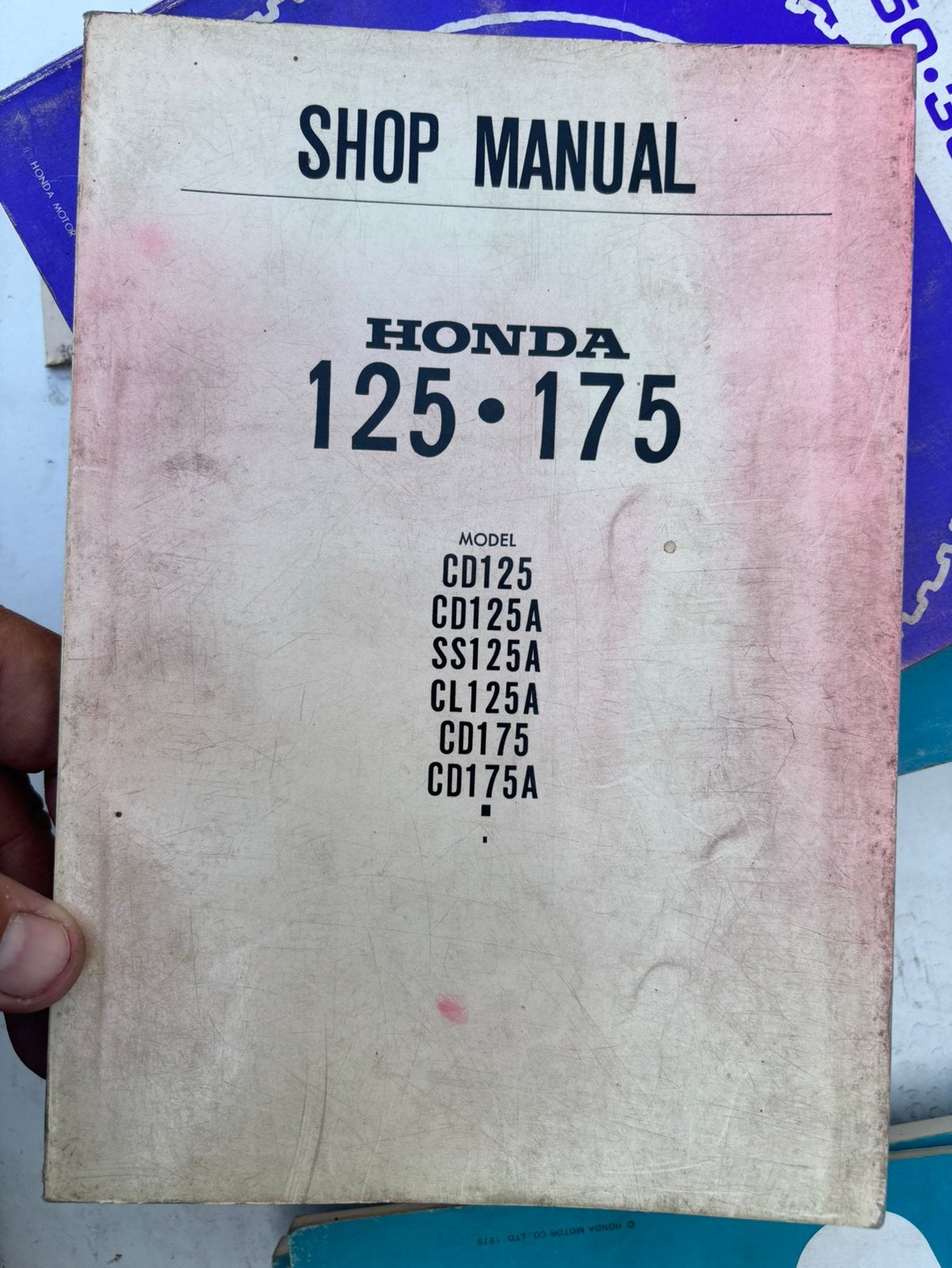 Workshopmanual Honda SS125, CD125, CD175, Ophalen of Verzenden, Honda