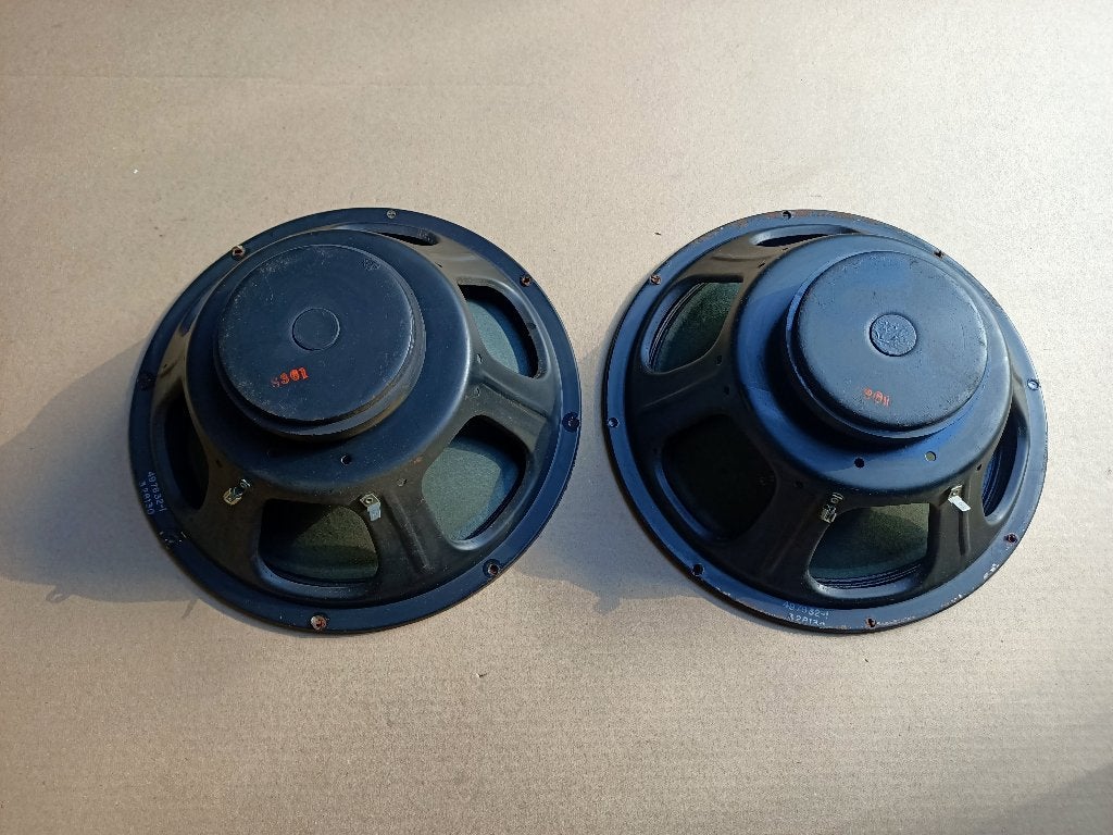 2x 12" Speakers Seeburg Bandshell (1971) jukebox, Verzamelen, Automaten | Jukeboxen, Verzenden, Seeburg