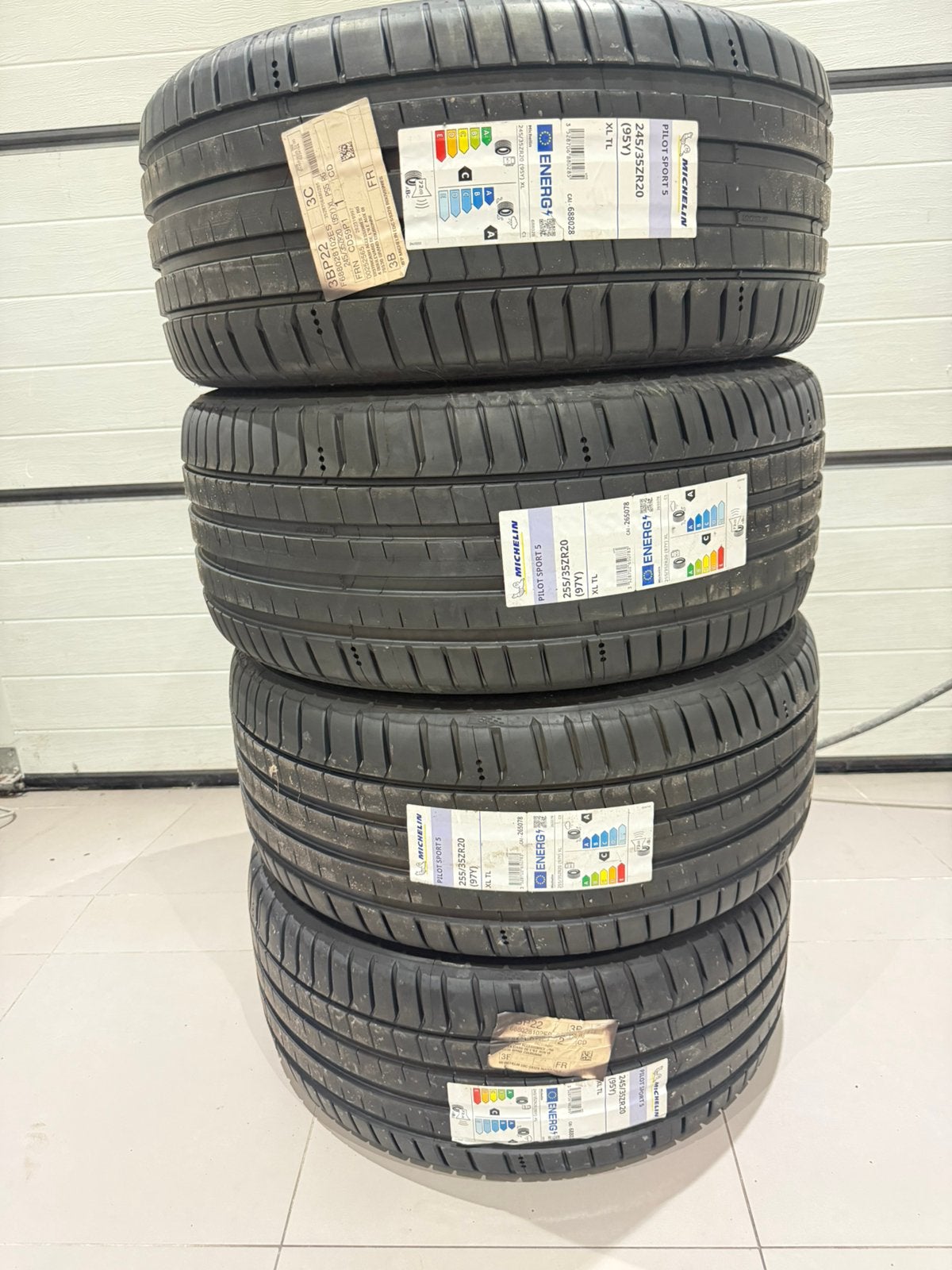 4 pneus Michelin Pilot Sport 5 – 20 pouces – NEUFS, Auto-onderdelen, Ophalen, Band(en)