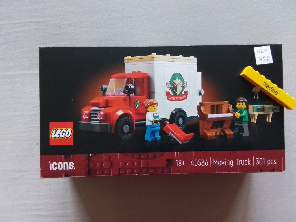 lego verhuiswagen, Ophalen of Verzenden, Nieuw, Complete set, Lego