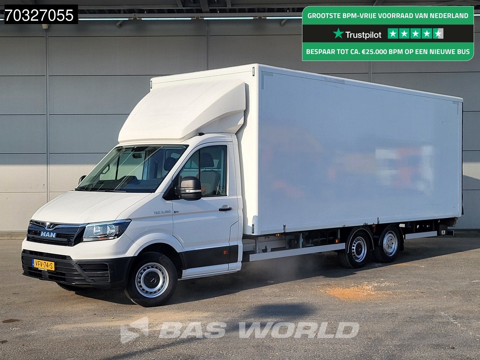 MAN TGE 3.140 Veldhuizen Clixtar Laadklep Bakwagen 3580kg 61, Achat, Euro 6, Entreprise, 2 places