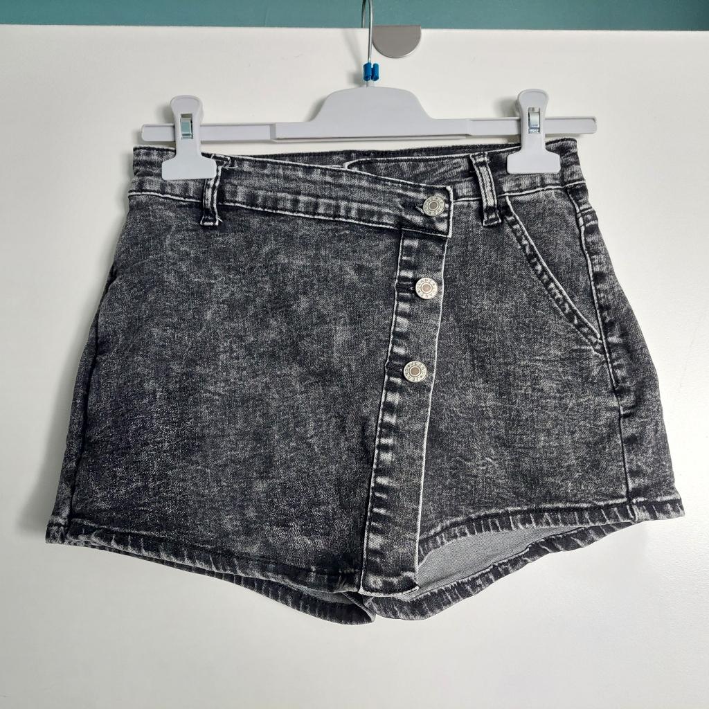 Zwarte jeans skort maat S, Ophalen of Verzenden, Gedragen, Zwart