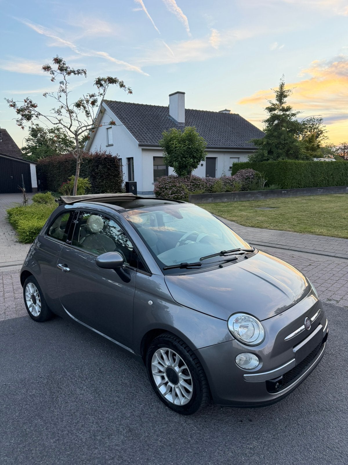 Fiat 500 Cabrio 1.2 Benzine Gekeurd Voor Verkoop, Auto's, Euro 5, Cabriolet, Bedrijf, 500C