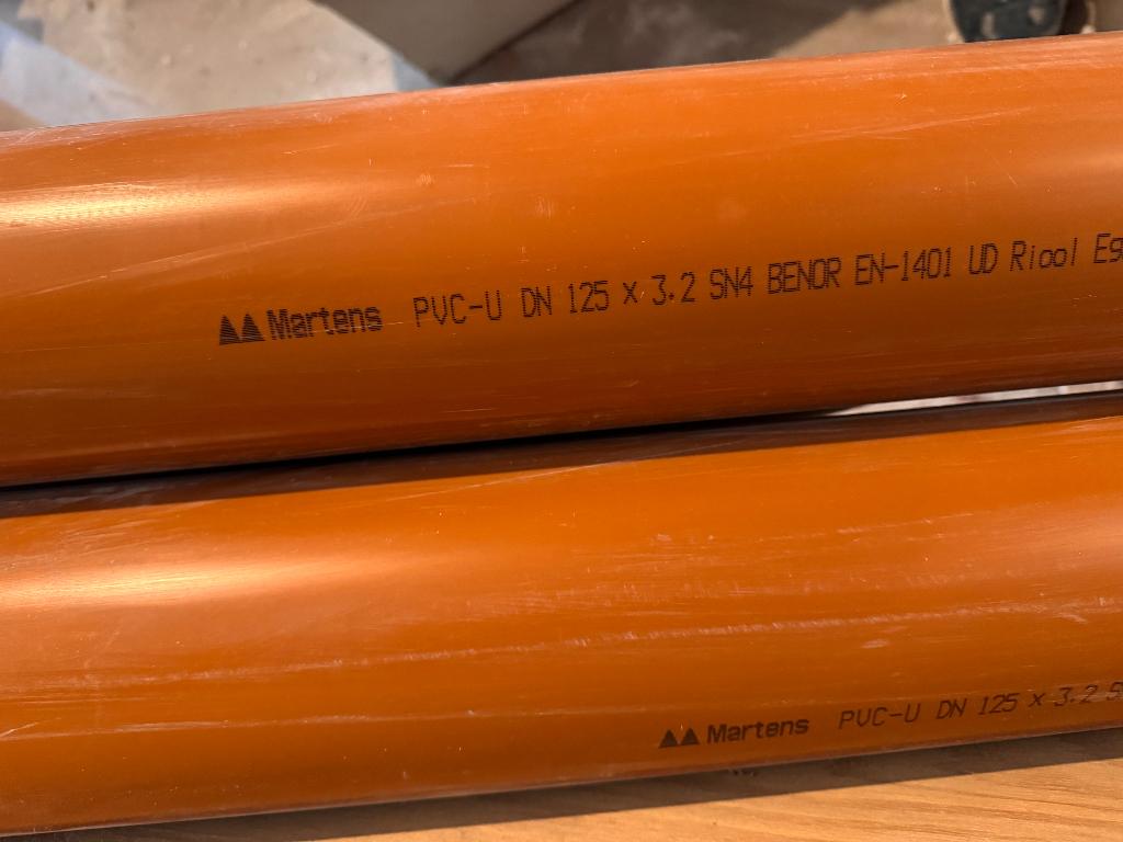 Pvc buis 125mm en 160mm nieuw, Ophalen, Nieuw, PVC, Afvoer