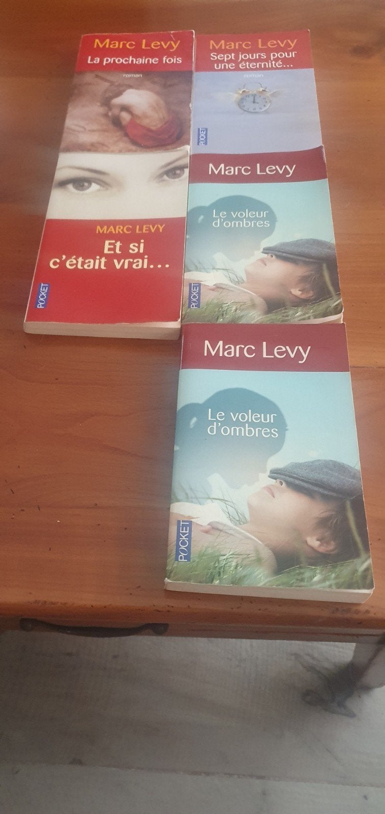livre de poche de Marc Levy + 2 grands, Livres, Enlèvement, Utilisé, Marc Levy