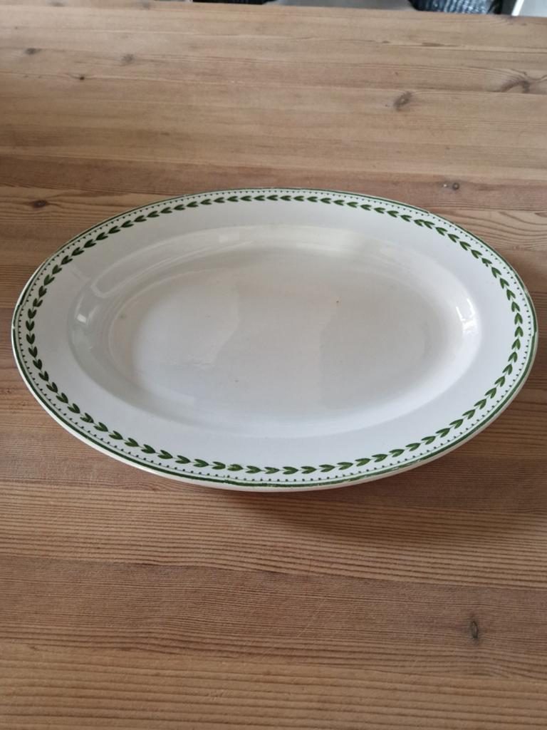 Plat ovale Boch Frères Keramis Laurier, Enlèvement ou Envoi