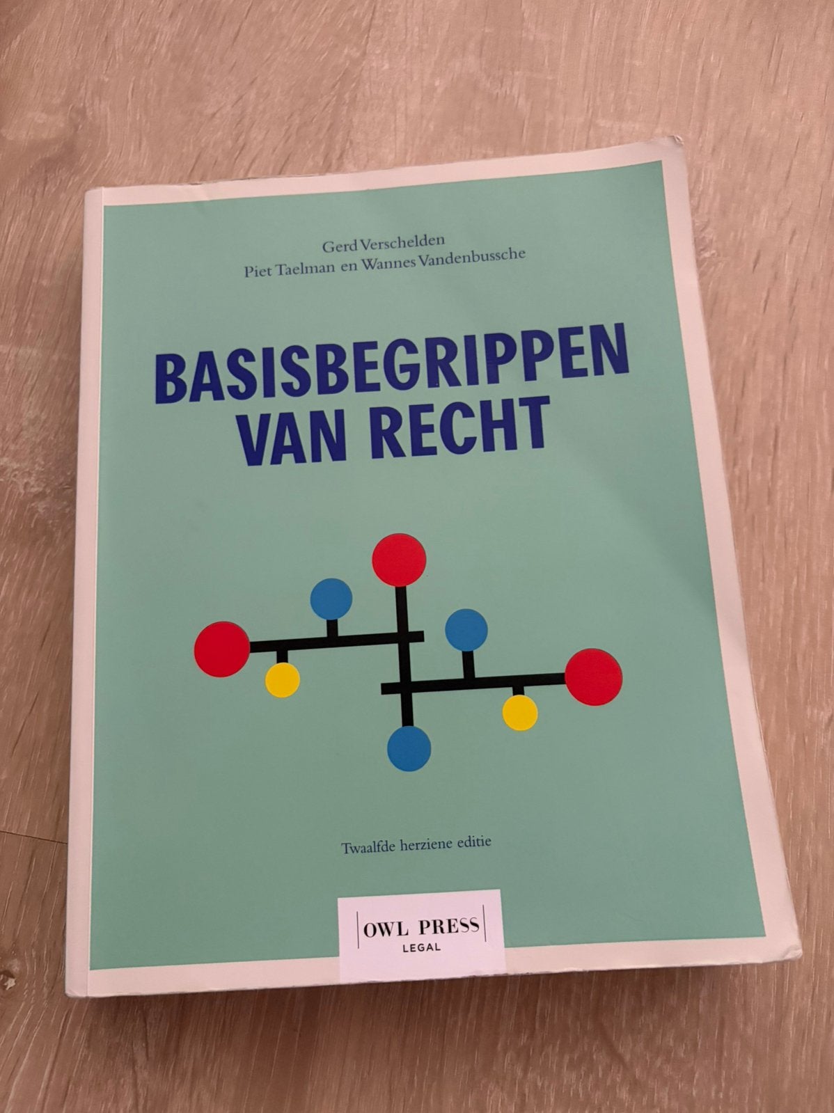 Gerd Verschelden - Basisbegrippen van recht, Boeken, Ophalen of Verzenden, Zo goed als nieuw, Hoger Onderwijs, Gerd Verschelden; Piet Taelman; Wannes Vandenbussche