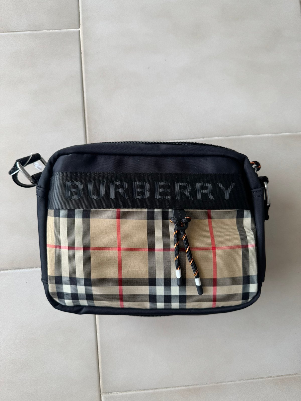 Burberry Vintage Check Crossbody Tas, Ophalen of Verzenden, Nieuw, Zwart