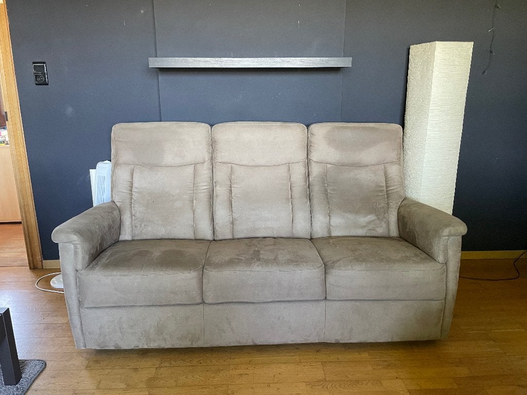 Zetel - GRATIS, Ophalen, Minder dan 75 cm, Driepersoons, Leer