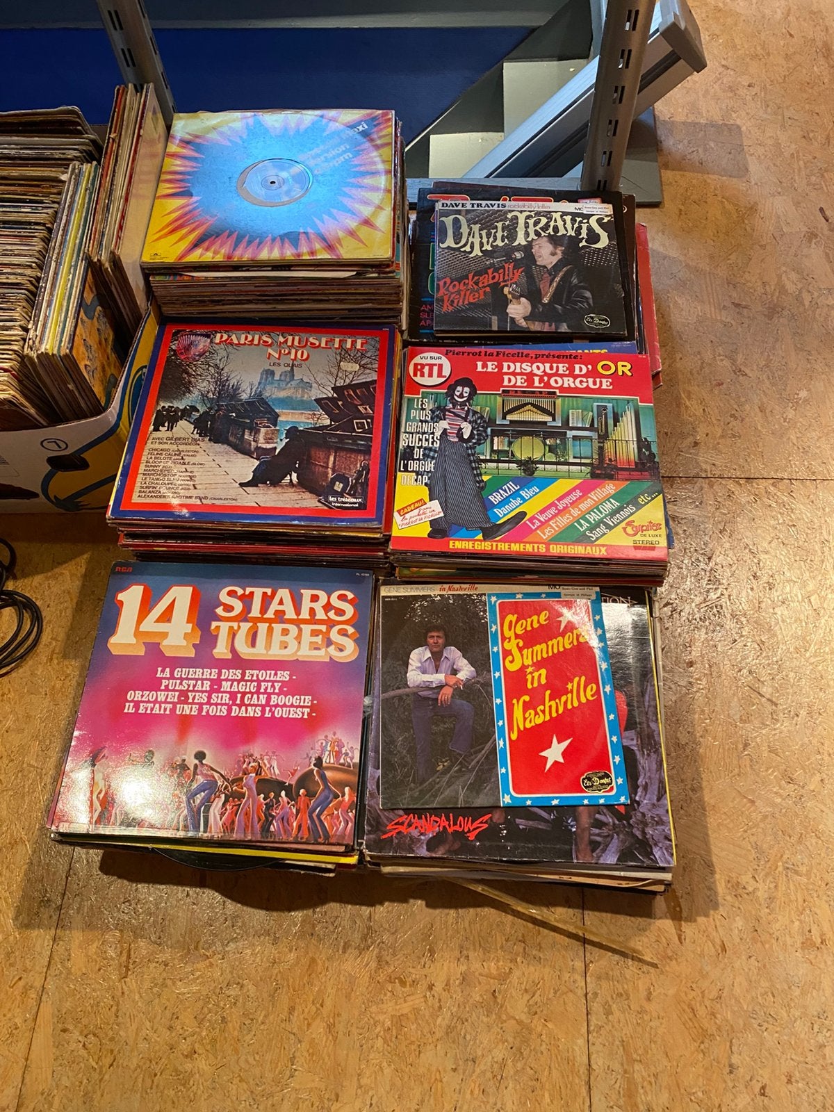 Vinyles lot de 580 33t et maxi 45t des années 60 a 1999, Autres formats, Enlèvement, Utilisé, Musique du monde