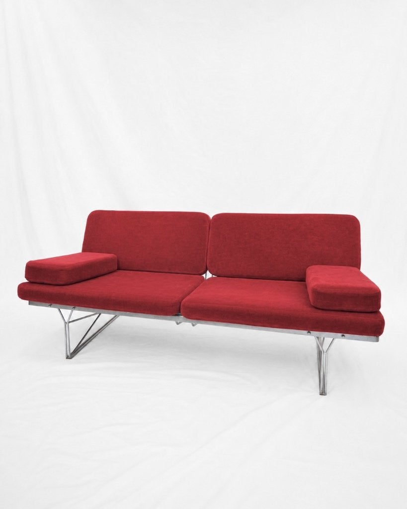 Canapé rouge « Moment » par Niels Gammelgaard, années 1980, 75 à 100 cm, Tissus, Enlèvement, Utilisé