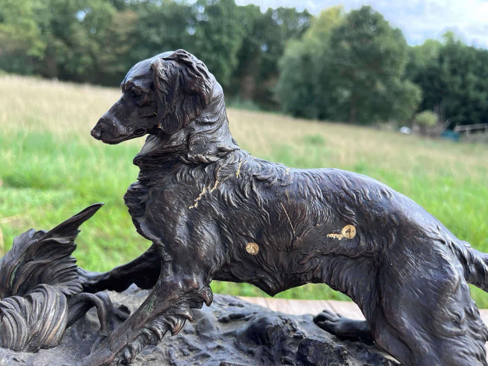 Oud bronzen beeld Pierre-Jules Mêne 19de eeuw, Antiek en Kunst, Ophalen, Brons