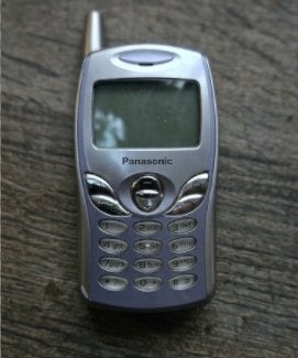 Panasonic GD55 Vintage miniatuur GSM-telefoon +kleine wereld, Telecommunicatie, Ophalen, Gebruikt, Geen camera, Klassiek of Candybar