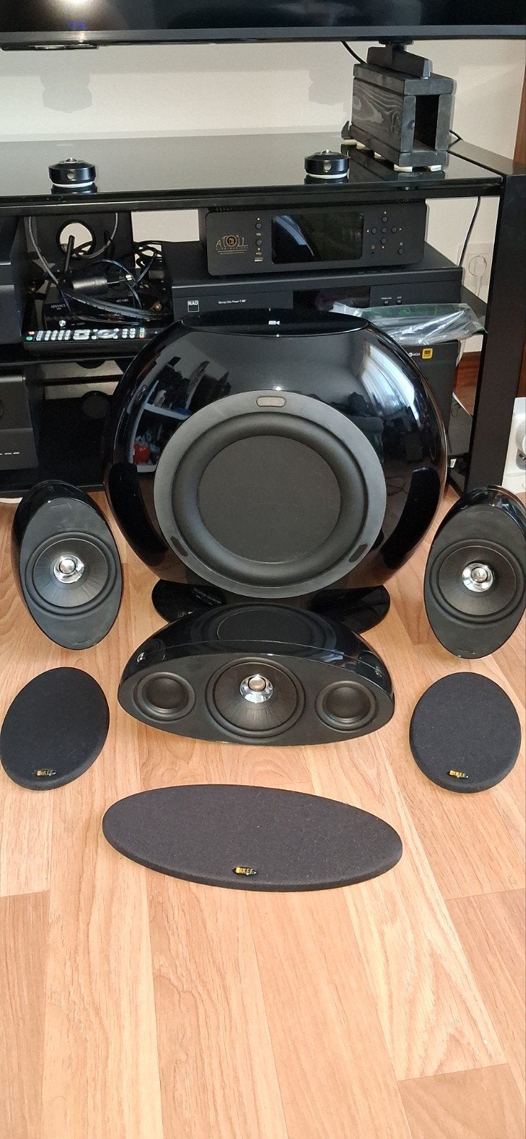 Kef 3.1, Enlèvement, Enceintes stéréo, KEF