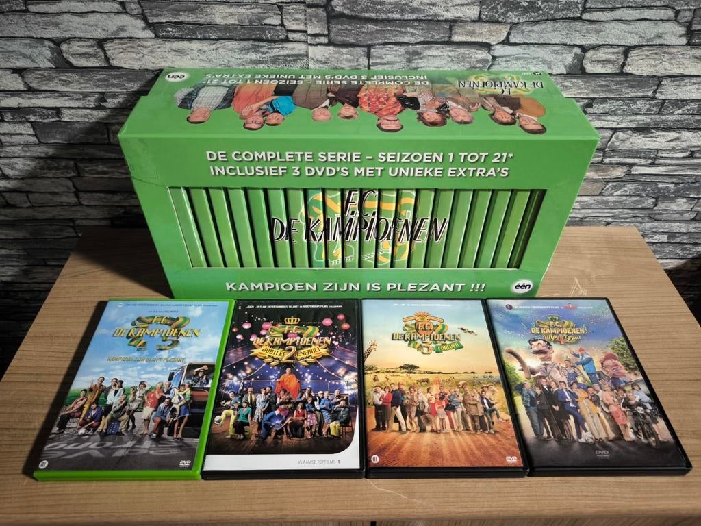 Mooie volledige dvd collectie van fc de kampioenen, Ophalen of Verzenden