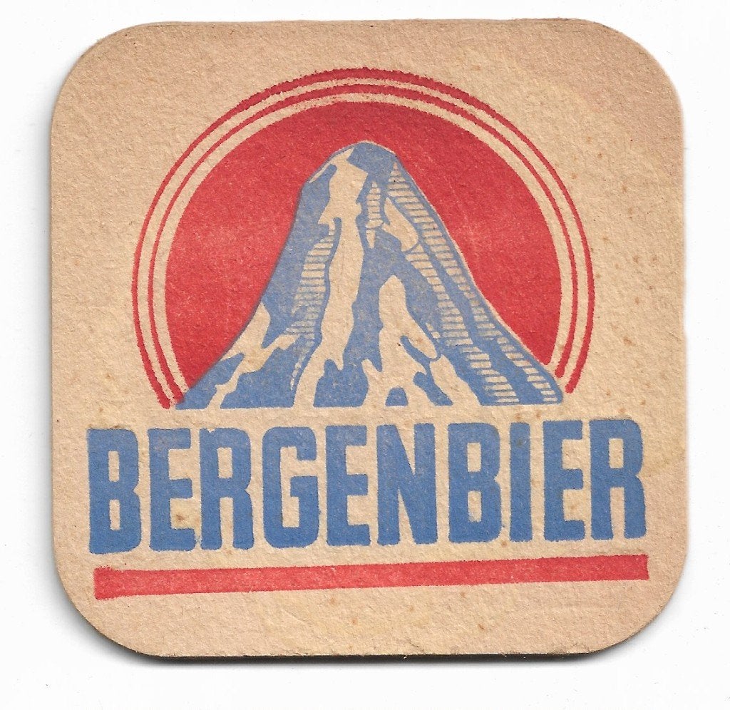 sous-bock Bergenbier, Collections, Enlèvement ou Envoi, Utilisé, Sous-bock