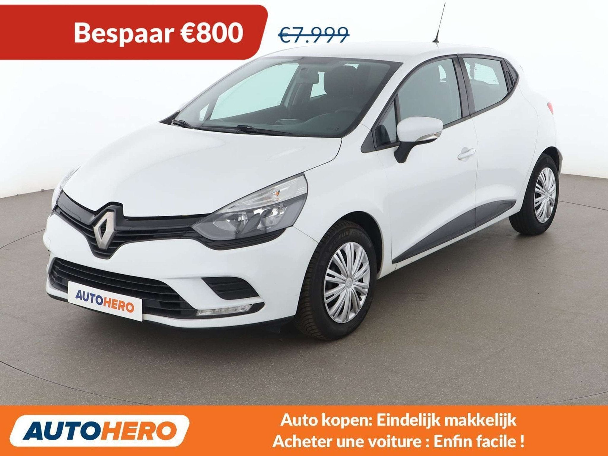Renault Clio 1.2 Life (bj 2018), Auto's, Voorwielaandrijving, Stof, Gebruikt, 5 deurs