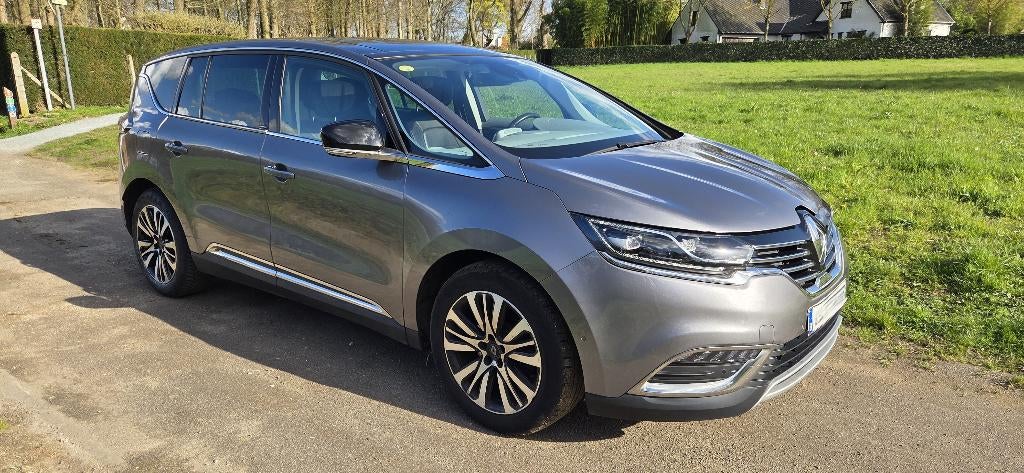 Renault Espace 1.6 dCi Energy Initiale Paris EDC, Auto's, Monovolume, Euro 6, Leder, Bruin