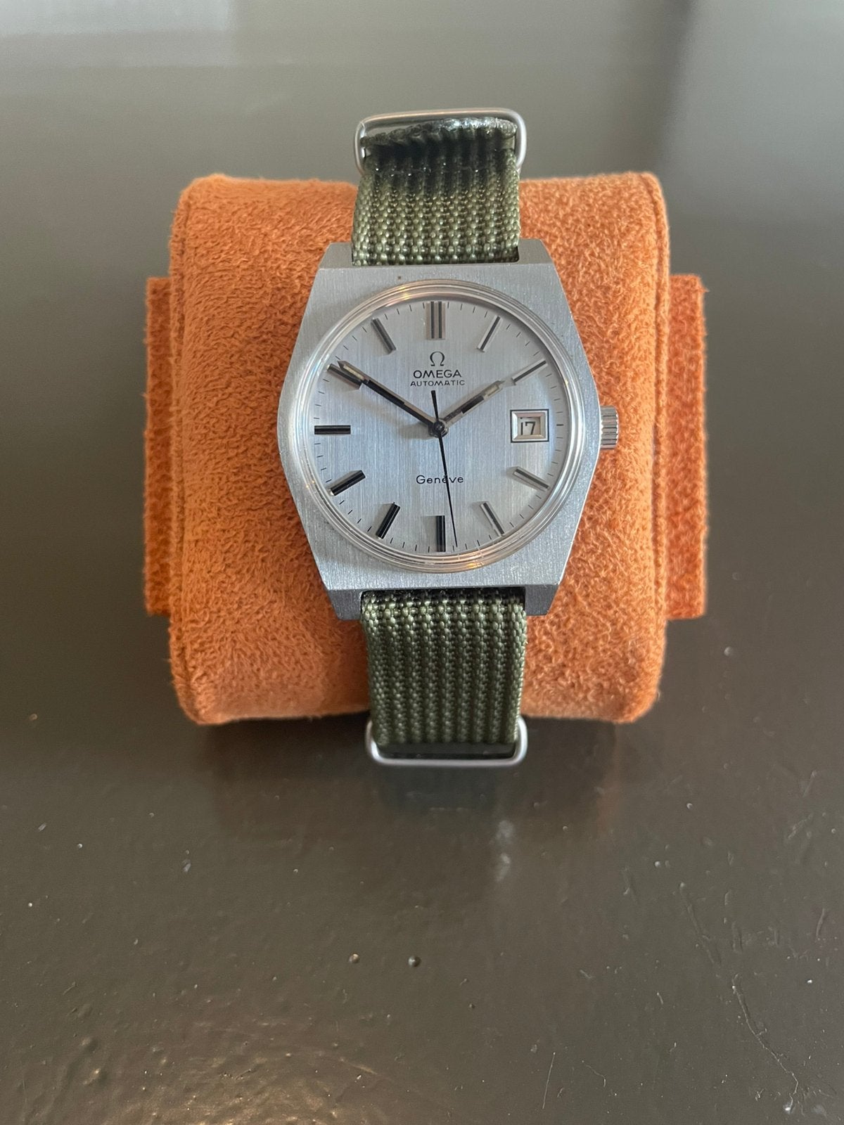 Omega Geneve Automatic 166.0118, Handtassen en Accessoires, Horloges | Antiek, Polshorloge, Omega, Staal, 1960 of later, Met bandje