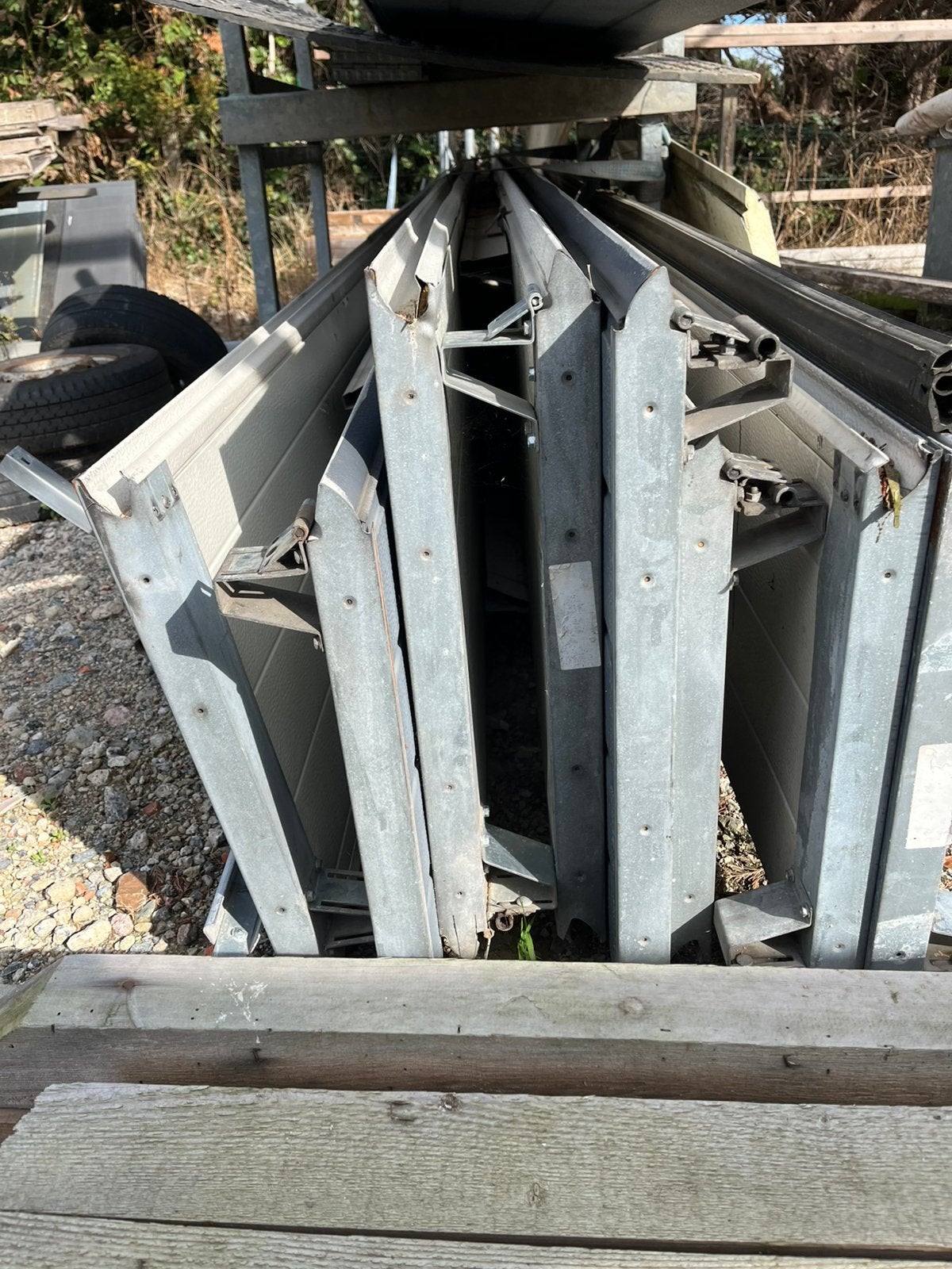 sectionale poort, Ophalen, Gebruikt