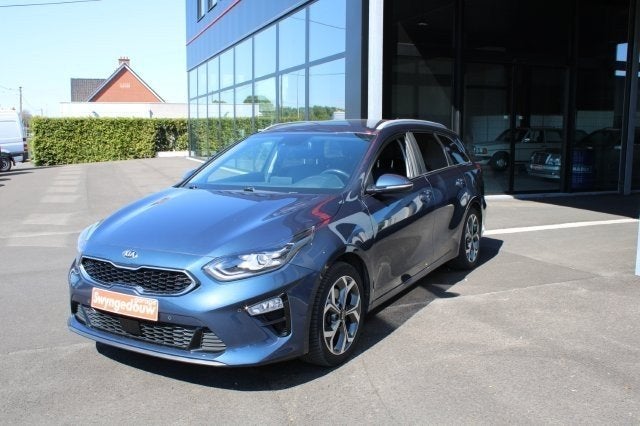 Kia Ceed SW / cee'd SW 1.4 automaat,car play,garantie, 1353 cc, 4 cilinders, Blauw, Leder en Stof