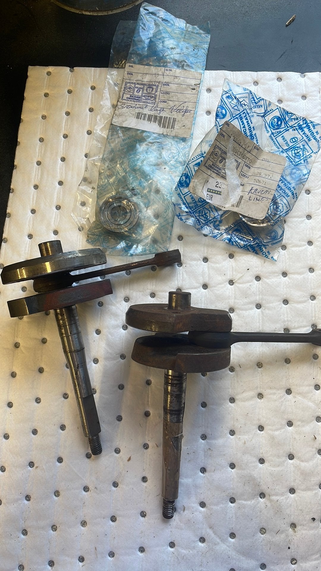 Krukassen Piaggio Vespa, Fietsen en Brommers, Ophalen of Verzenden, Zo goed als nieuw, Piaggio