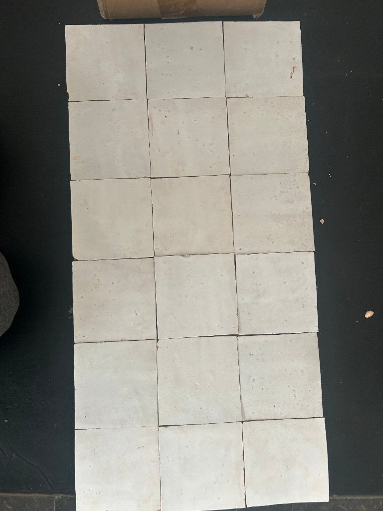 Marrokaanse Zelliges extra wit, Doe-het-zelf en Bouw, Ophalen, Nieuw, Minder dan 20 cm, Minder dan 20 cm