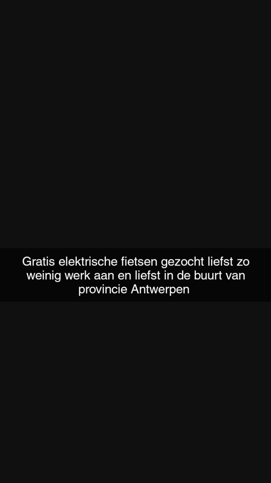 Gratis elektrische fiets nodig liefst weinig werk er aan