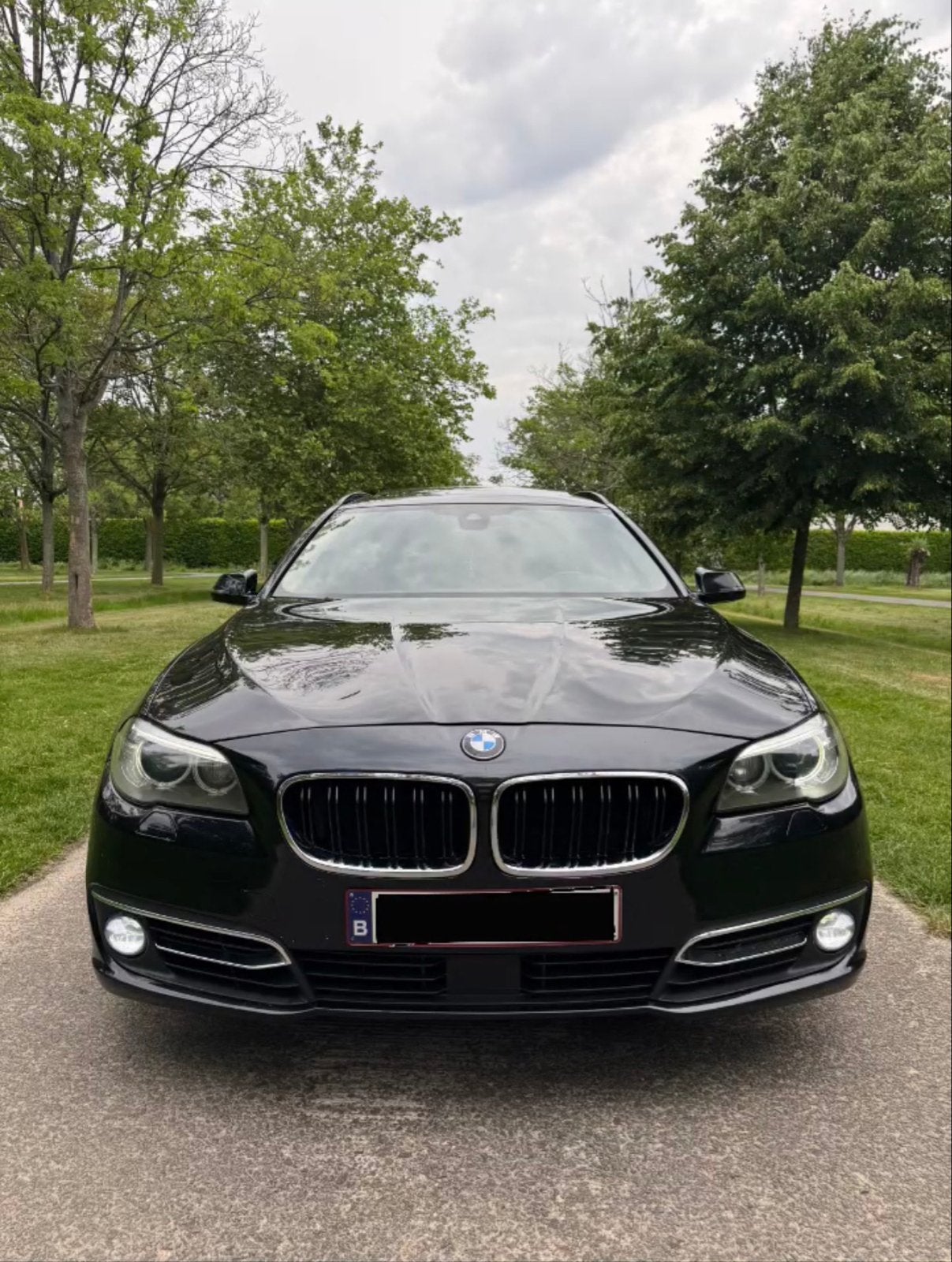 Bmw 535d, 2013(facelift), euro6b, 210.000km, Auto's, BMW, Automaat, Euro 6, Zwart, Leder