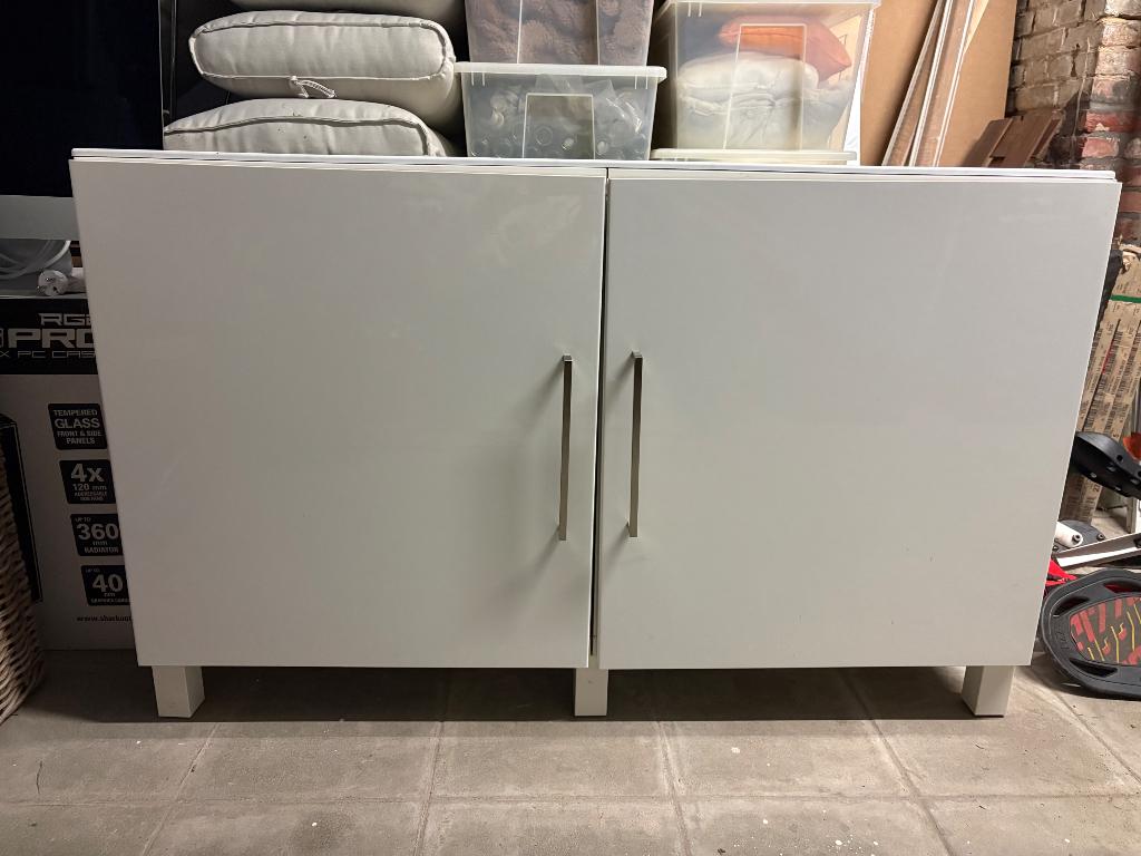 Kast wit IKEA, Huis en Inrichting, Ophalen, Gebruikt, 100 tot 150 cm, Overige houtsoorten