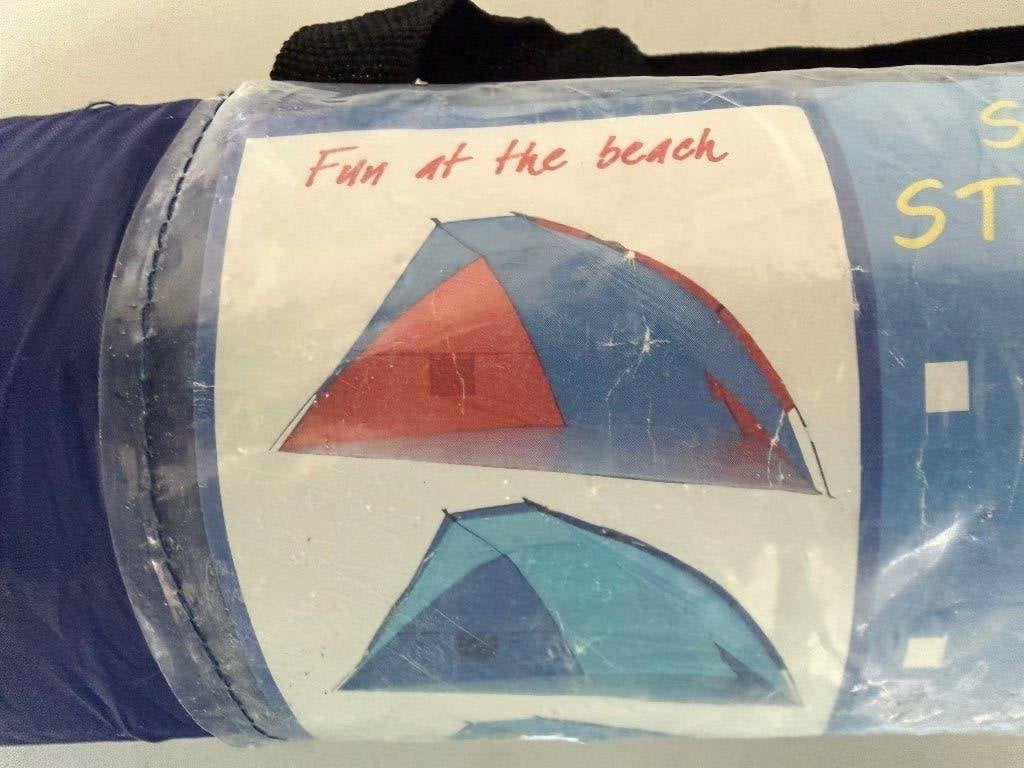 Pop-up strandtent, Enlèvement, Comme neuf
