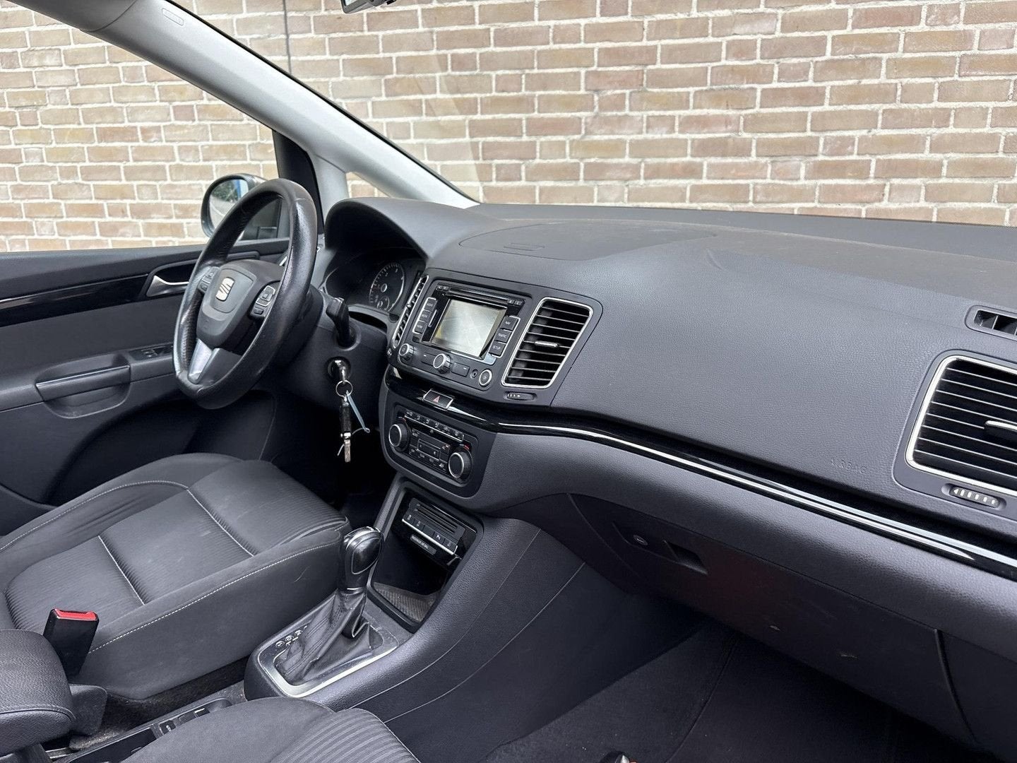 Seat Alhambra 2.0 TDI Style 7 Persoons DSG | Pano | Climate, Auto's, Seat, Automaat, Monovolume, Zwart, Bedrijf