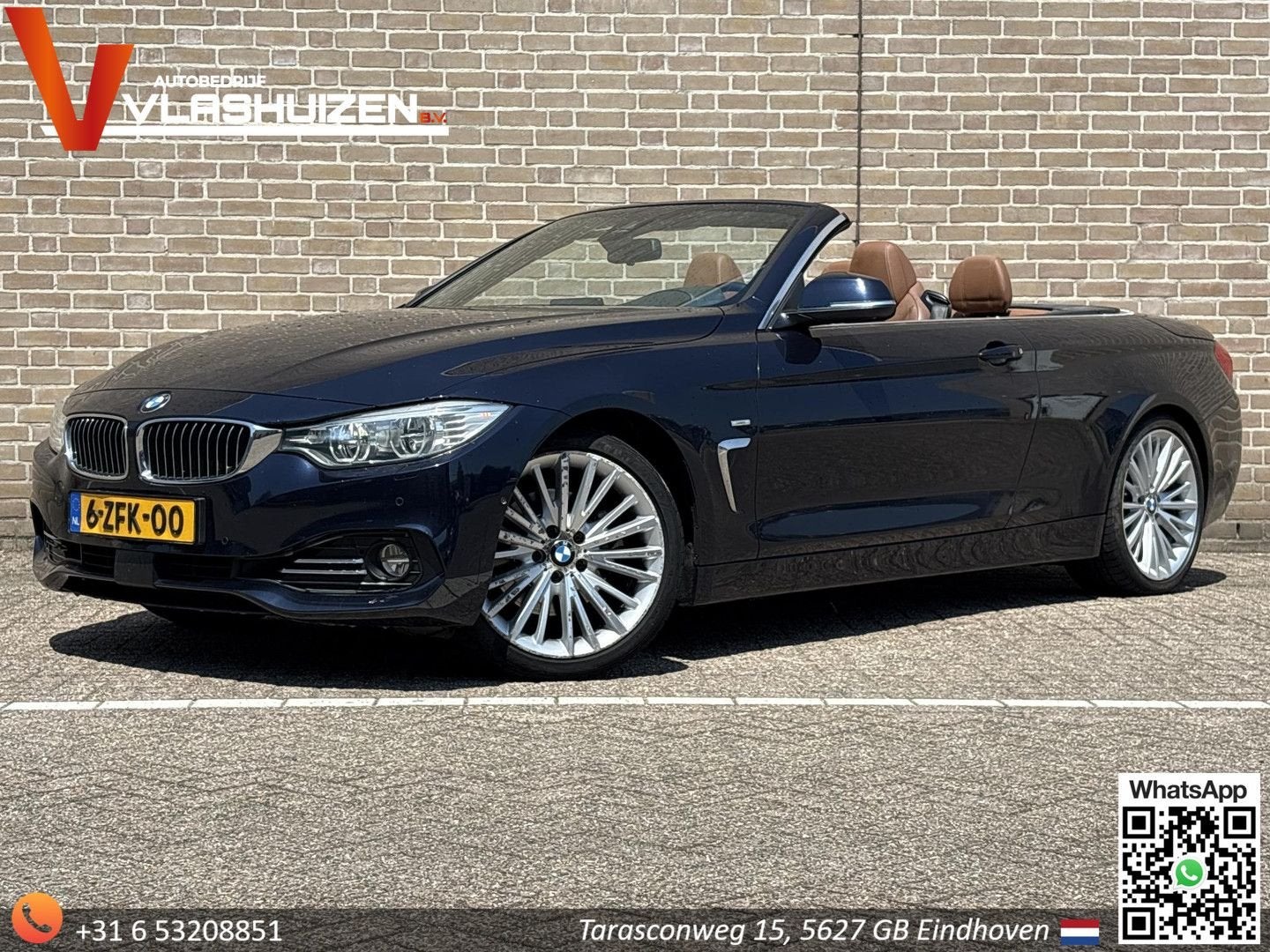 BMW 428 4-serie Cabrio 428i High Executive | Dakota Leder |, Auto's, Automaat, Cabriolet, 4 Reeks, 157 g/km