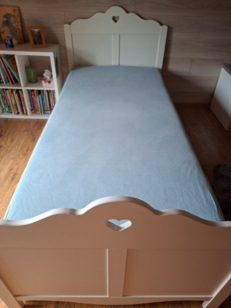 eenpersoonsbed + matras met extra slaaplade + matras, Kinderen en Baby's, 85 tot 100 cm, Gebruikt, 180 cm of meer, Ophalen