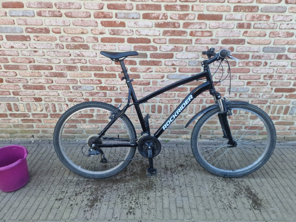 Rockrider st50, Fietsen en Brommers, Fietsen | Heren | Sportfietsen en Toerfietsen, Gebruikt, Meer dan 20 versnellingen, Schijfrem