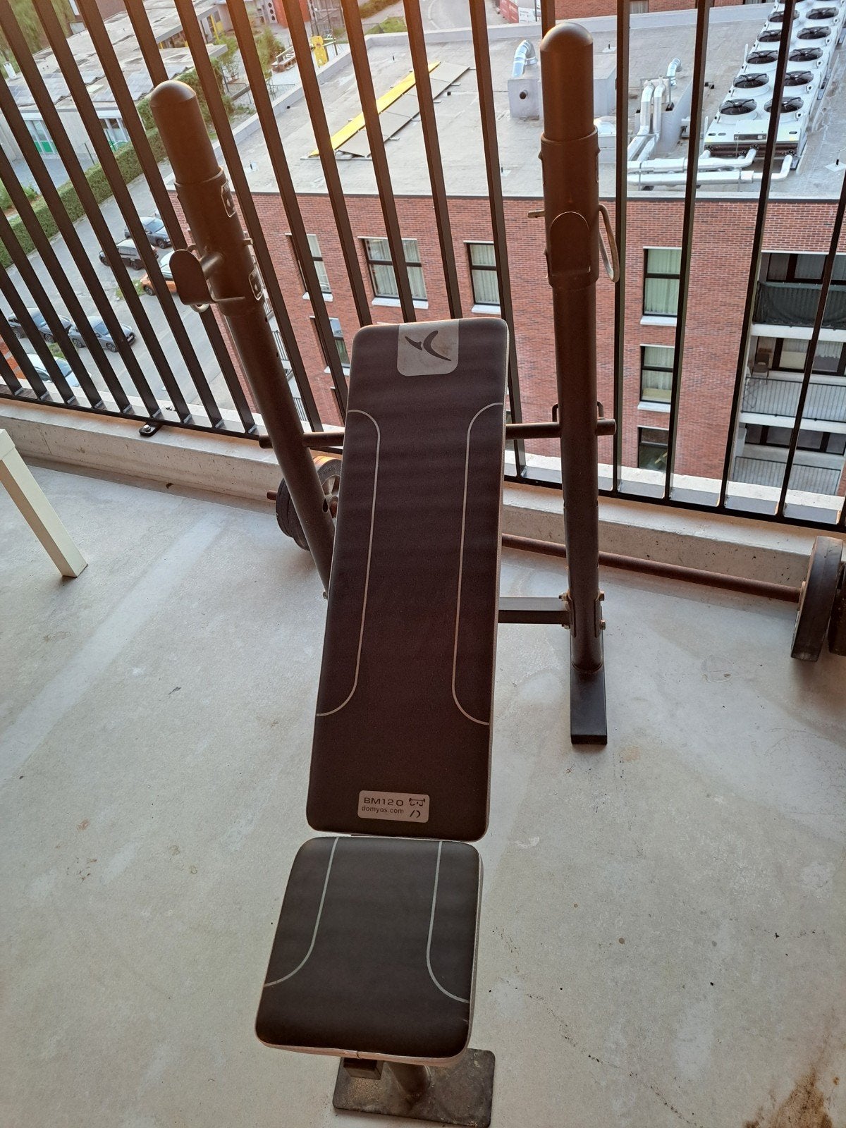 Fitness tafel, Ophalen