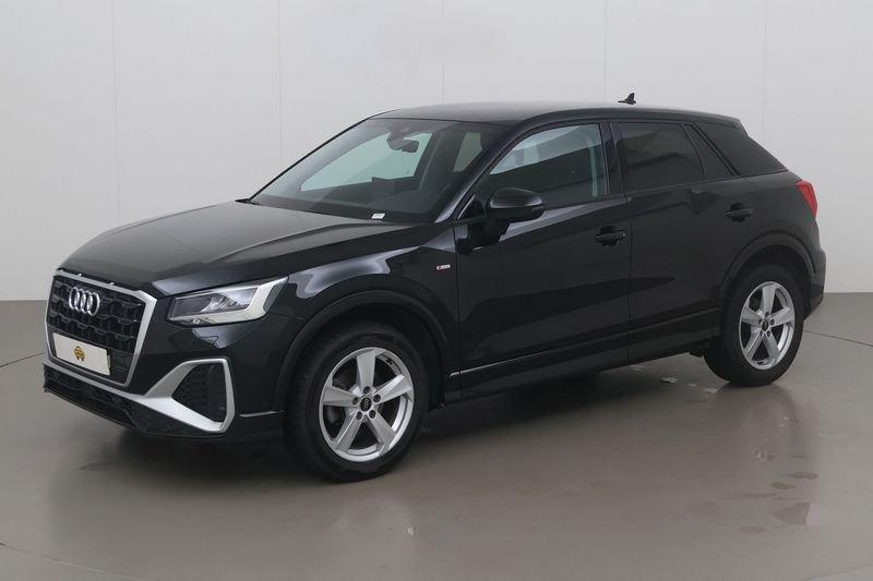 Audi Q2 35 tfsi business edition s line 150 AT, Auto's, Audi, Automaat, 1380 kg, Overige bekleding, Zwart