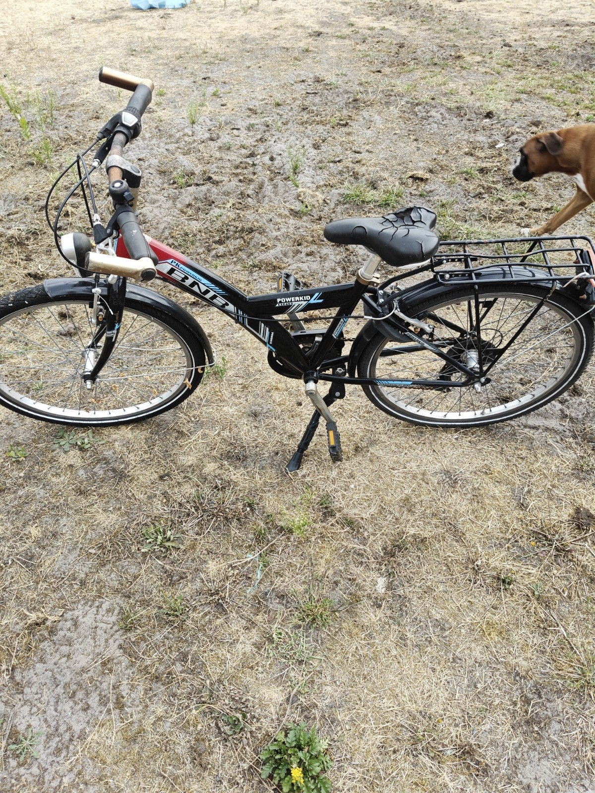 kinderfiets, Fietsen en Brommers, Fietsen | Vouwfietsen, 20 inch of meer, Gebruikt, Velgrem, Versnellingen