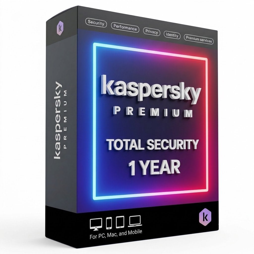 Kaspersky Premium Total Security | 1 jaar | 1 apparaat, Informatique & Logiciels, Logiciel Antivirus & Protection, Enlèvement
