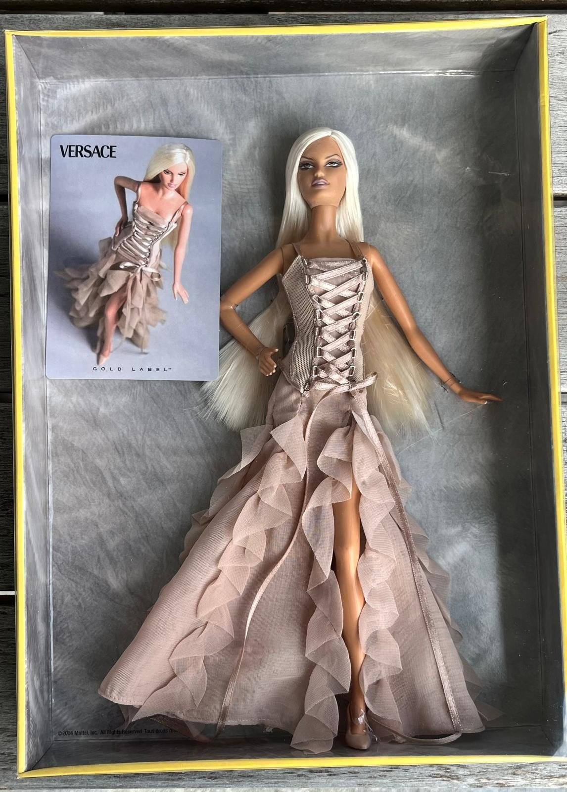 barbie versace ,in perfecte staat met cetificaat, Ophalen, Zo goed als nieuw, Pop
