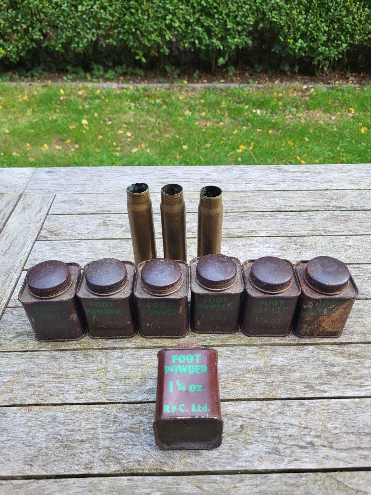 Poudre pour les pieds de la Seconde Guerre mondiale. 1 encor, Enlèvement, Armée de terre, Autres types