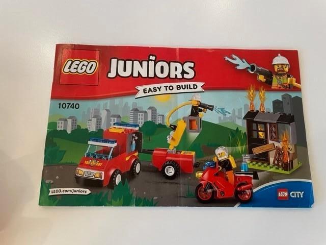 Lego Junior - brandweerset in leuke koffer - 10740, Ophalen, Complete set, Lego