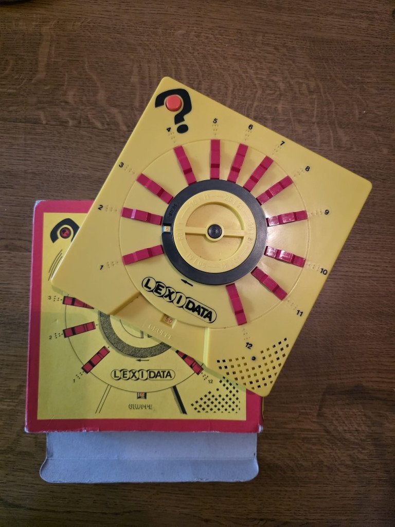 Jeu éducatif vintage Lexidata (vintage / rétro), Enlèvement, Utilisé, Langue et Lecture, Sonore