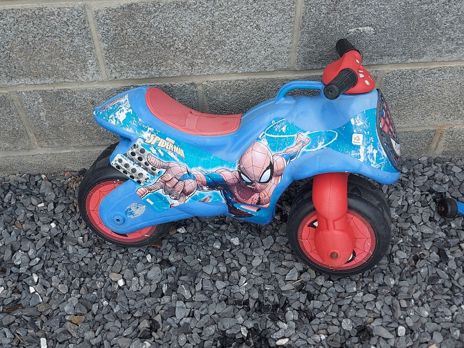 Moto porteur enfant Injusa Spider-Man (18-36 mois), Enlèvement, Utilisé