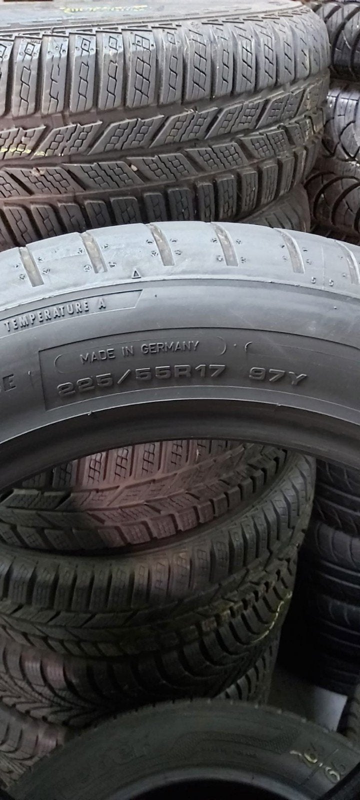 22555r17 225 55 r17 225/55/r17 Dunlop avec montage, Ophalen of Verzenden