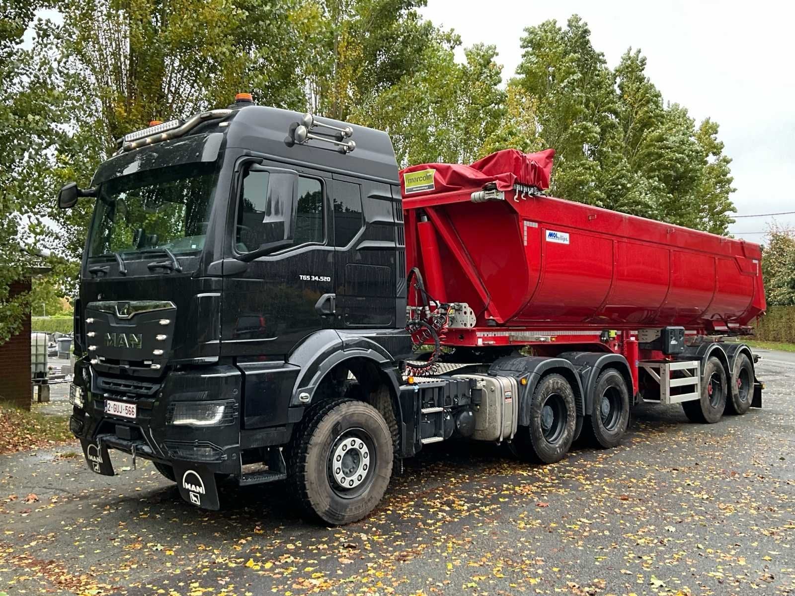 Camion Man TGS 34.520 2025 avec bascule, Autos, Achat, Euro 6, Entreprise, Autres carburants