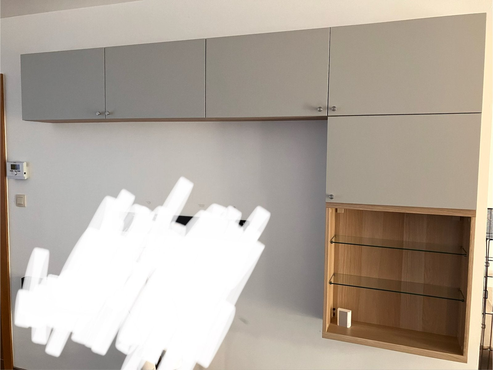 Meubles muraux IKEA – TV / rangement, Enlèvement, Comme neuf, Verre