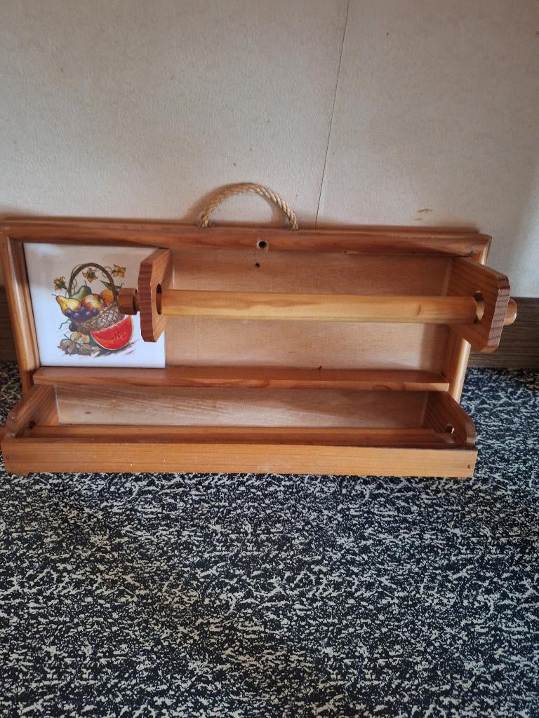 keukenrek, Ophalen, Gebruikt, Hout, Bruin