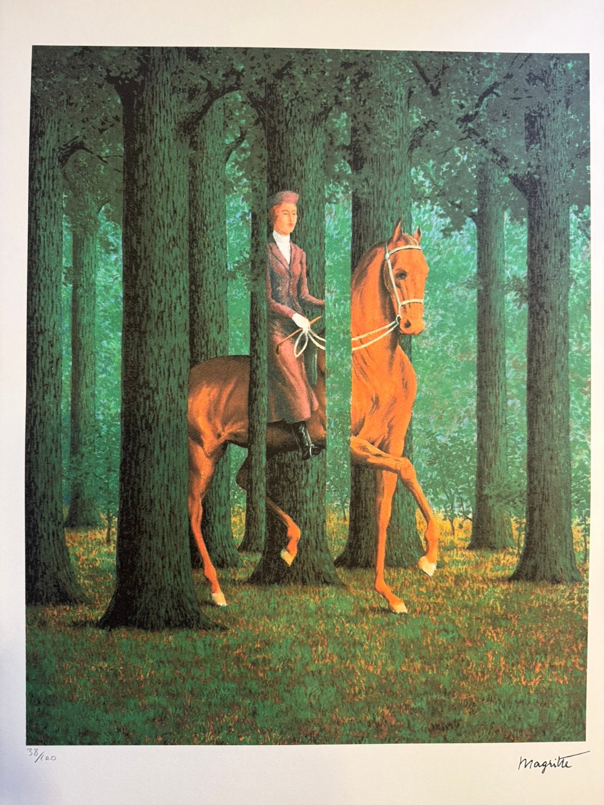 Rene magritte, Antiquités & Art, Édition limitée, Enlèvement ou Envoi, Lithographie